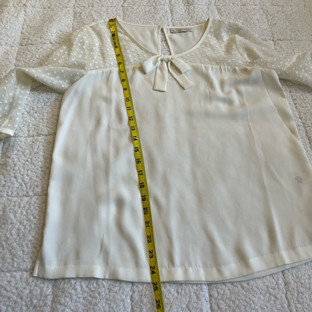 Chiffon bow tie blouse - Picture 10 of 12